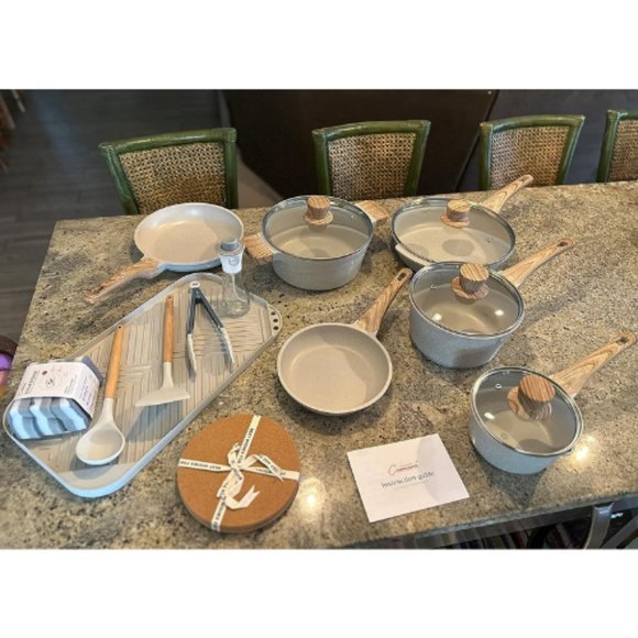 Kitchen Nonstick Marble Stone Pots and Pans Set - Picture 2 of 4